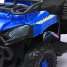 Carro Elétrico Infantil Policial 6v Frente/Ré Maxi Toys - AZUL
