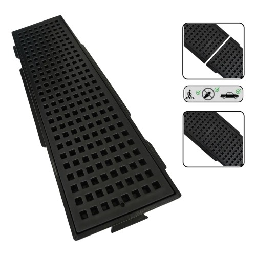 Grelha Para Ralo 15x100 Com Caixilho Quintal (2 Peças 50cm)