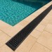 Grelha Para Ralo 15x100 Com Caixilho Quintal (2 Peças 50cm)