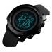Relógio Masculino Esportivo Skmei 1426 Digital Original Led Cor da correia Preto Cor do bisel Preto Cor do fundo Preto