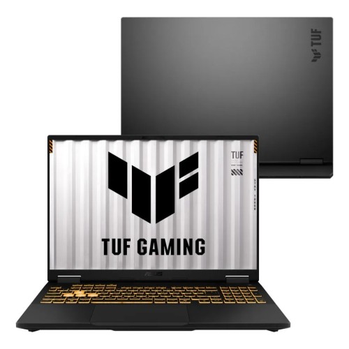 Notebook Asus Tuf Gaming F16 Fx608jhr Nvidia Rtx 5050 Intel Core I7 14650hx 16gb Ram 512gb Ssd Windows 11 Home Tela 16 165hz Nível Ips Cinza - Rv016w